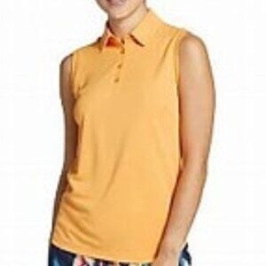 Women's Walter Hagen Plus Size Pique Clubhouse Sleeveless Golf Polo - 3X - NWT